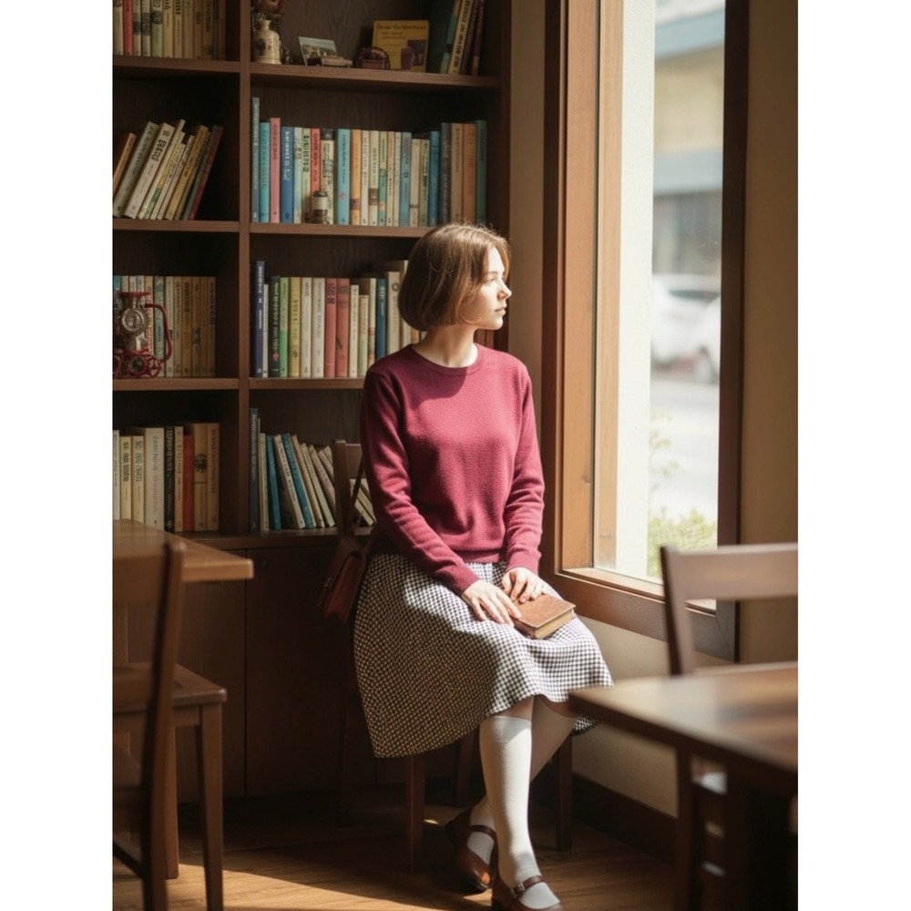 Sandro V-Back Wool‎ Blend Sweater 1 (S)